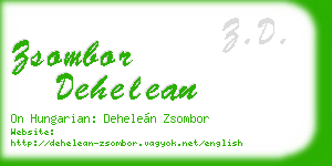 zsombor dehelean business card